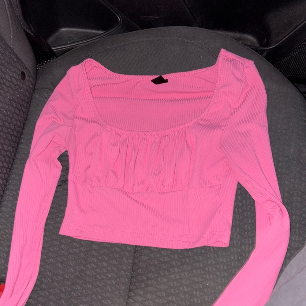 SHEIN cropped long sleeve